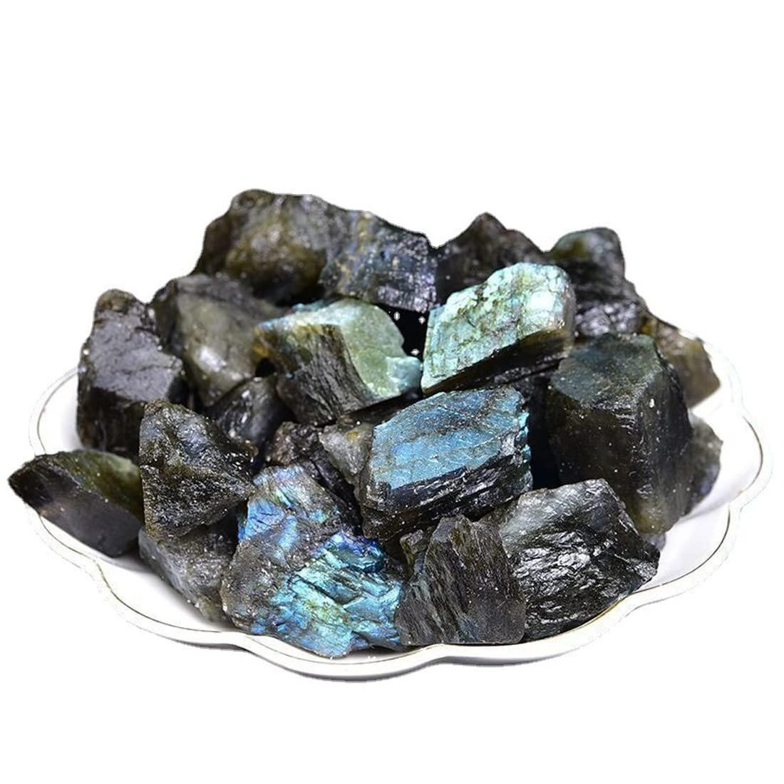 Labradorit Rohkristalle, Große 1,25-2,0" Heilsteine, Natürliche Rohsteine zum Trommeln, Cabochonschleifen, Brunnensteine, Dekoration, Polieren, Drahtwickeln, Wicca & Reiki