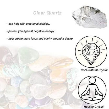 Klare Quarz Rohkristalle, Groß 3,2-5,1 cm – Natürliche Heilsteine für Tumbling, Cabochons, Dekoration, Polieren, Drahtwickeln, Wicca & Reiki