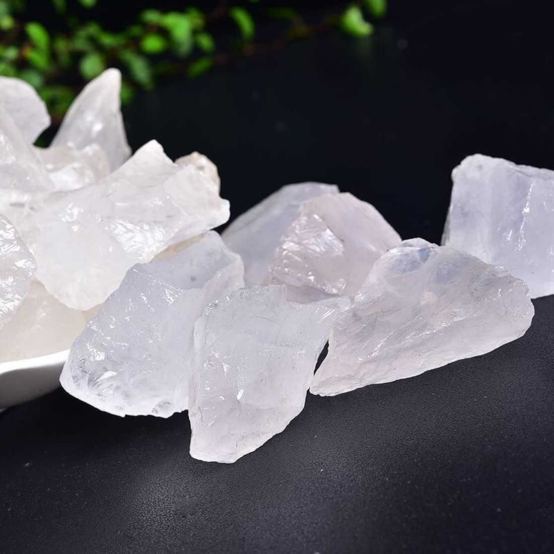 Klare Quarz Rohkristalle, Groß 3,2-5,1 cm – Natürliche Heilsteine für Tumbling, Cabochons, Dekoration, Polieren, Drahtwickeln, Wicca & Reiki