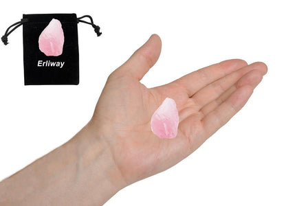 Rosenquarz Rohkristalle, Große 1,25-2,0 Zoll Heilsteine, Natürliche Rohsteine zum Trommeln, Cabochonschleifen, Brunnensteine, Dekoration, Polieren, Drahtwickeln, Wicca & Reiki