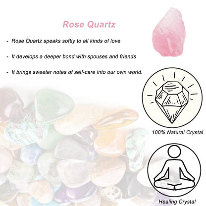 Rosenquarz Rohkristalle, Große 1,25-2,0 Zoll Heilsteine, Natürliche Rohsteine zum Trommeln, Cabochonschleifen, Brunnensteine, Dekoration, Polieren, Drahtwickeln, Wicca & Reiki