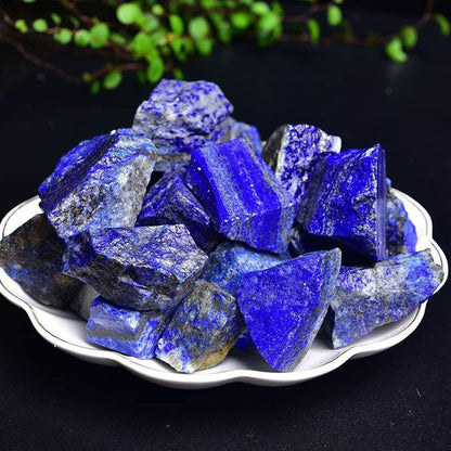 Lapis Lazuli Rohkristalle, große 1,25-2,0 Zoll Heilsteine, natürliche Rohsteine, Kristalle zum Trommeln, Cabochonschleifen, Brunnensteine, Dekoration, Polieren, Drahtwickeln, Wicca & Reiki