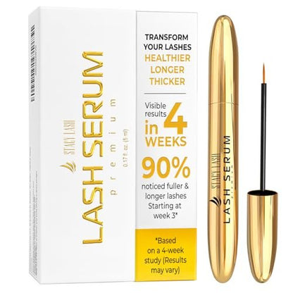 Stacy Lash Wachstumsserum (0,17 fl.oz / 5 ml) | Augenbrauen- und Wimpernserum für natürliche Wimpern & Brauen
