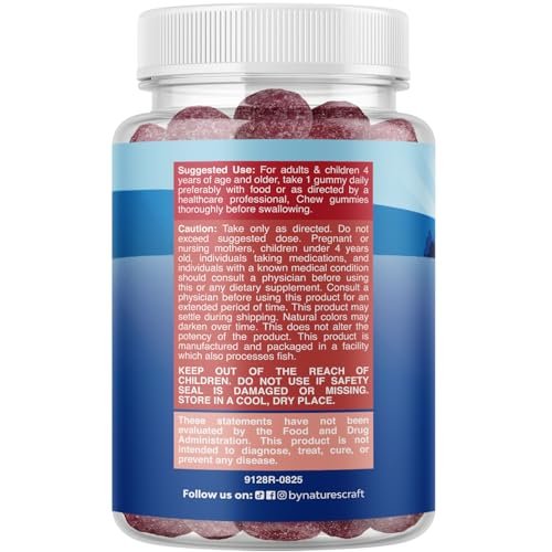 Magnesium Gummibärchen für Kinder – Beruhigendes Mg-Citrat mit Himbeergeschmack – Nerven-, Muskel- und Herzunterstützung – 45 Stück