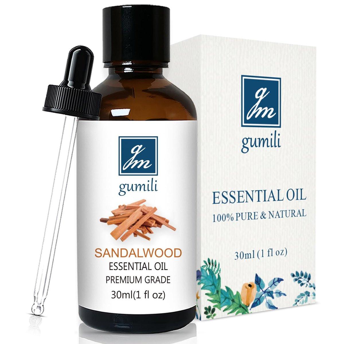 GM Gumili Sandelholz Ätherisches Öl – 30 ml | Duftöl für Diffuser, Parfüm, Haut & Haare