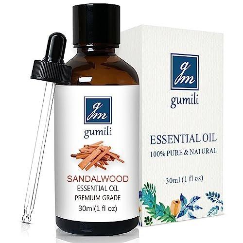 GM Gumili Sandelholz Ätherisches Öl – 30 ml | Duftöl für Diffuser, Parfüm, Haut & Haare