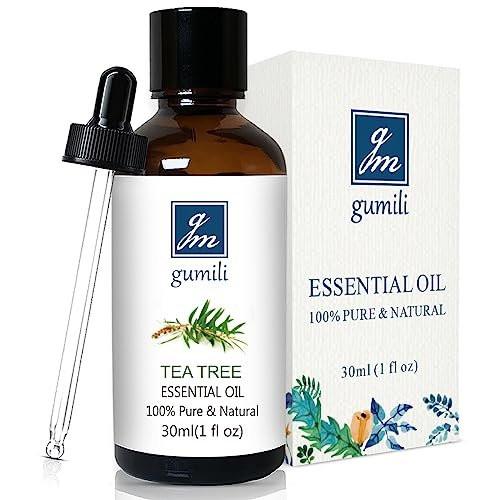 GM Gumili Teebaumöl 100% rein – 30 ml für Haut, Haare, Nägel, Gesicht, Körper und Fußbad