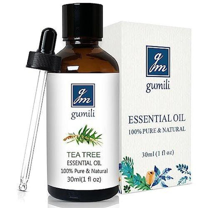 GM Gumili Teebaumöl 100% rein – 30 ml für Haut, Haare, Nägel, Gesicht, Körper und Fußbad