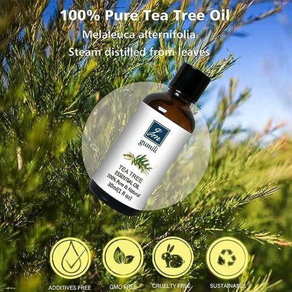GM Gumili Teebaumöl 100% rein – 30 ml für Haut, Haare, Nägel, Gesicht, Körper und Fußbad