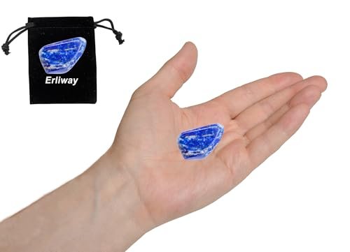 Lapis Lazuli Heilsteine, 1,25-2,0 Zoll Große Reiki-Heilsteine, Natürliche Tumbler-Poliersteine für Energie-Wicca-Therapie-Meditation