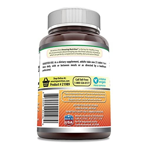 Amazing Formulas Bromelain 500 mg | Tabletten Nahrungsergänzungsmittel | Nicht-GVO | Glutenfrei | Hergestellt in den USA (Packung mit 1 | 240 Stück)