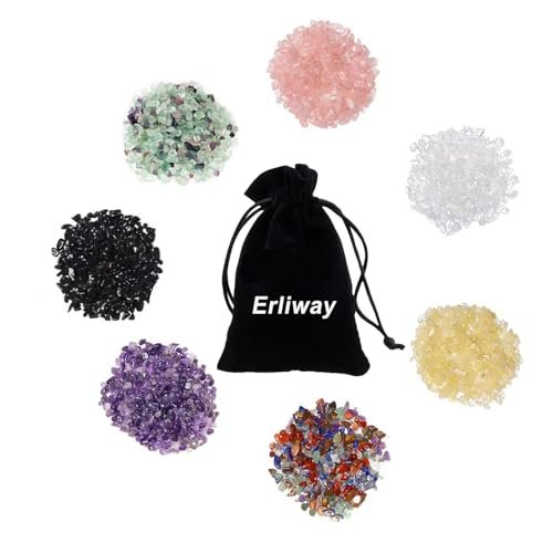 Natürliche Citrin-Chips, polierte 7-9 mm Heilsteine für Schmuckherstellung und Wohnkultur