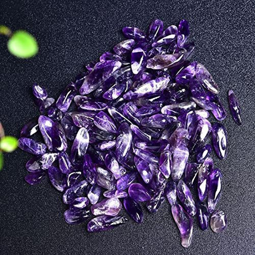 Natürliche Amethyst Tumbled Chips – 7-9 mm polierte Heilsteine für Schmuck und Dekoration