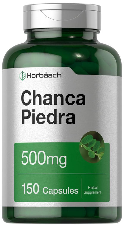 Horbäach Chanca Piedra Kapseln | 500 mg | 150 Stück | Nicht-GVO & Glutenfrei