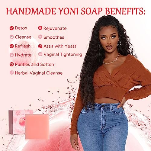 Feminine Wash & Yoni Oil & Yoni Seife Set für Frauen – Yoni Wash für vaginales pH-Gleichgewicht, Geruchsentfernung, Yoni Oil zur Feuchtigkeitspflege – 1 Fl.Oz Feminine Oil & 5,07 Fl.Oz Vaginalgel & 3,53 Oz Yoni Seife Pfirsich