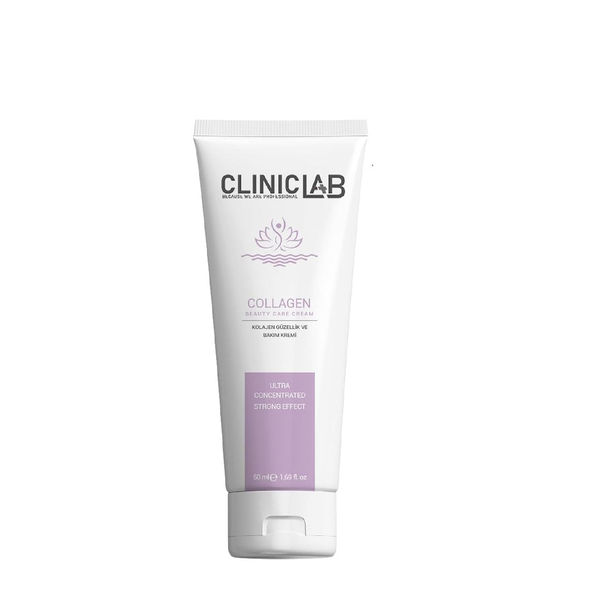 ClinicLab Collagen Creme für Gesicht mit Hyaluronsäure & Vitamin E - Gesichts- und Halsfeuchtigkeitscreme für Frauen & Männer - Tägliche Feuchtigkeitspflege (50 ml)