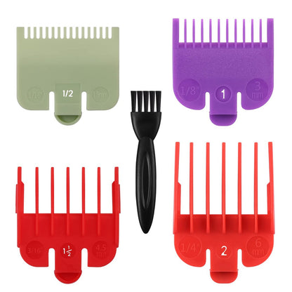 Professionelle Haarschneidekämme für Wahl Clipper – 4 farbcodierte Aufsteckkämme (Größen #1/2, #1, #1.5, #2) – Längen: 1/16, 1/8, 3/16 und 1/4 Zoll