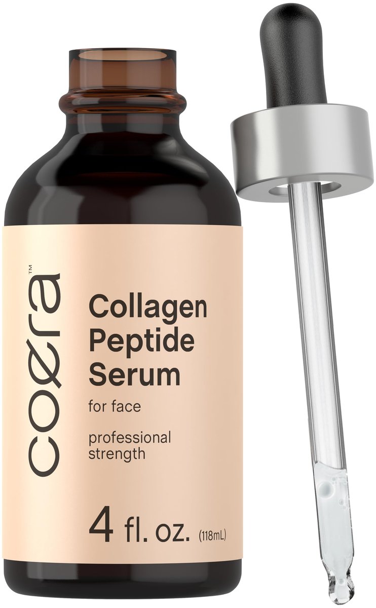 Coera Collagen Peptide Gesichtsserum mit Verisol – Professionelle Anti-Aging-Formel für Frauen, 118 ml