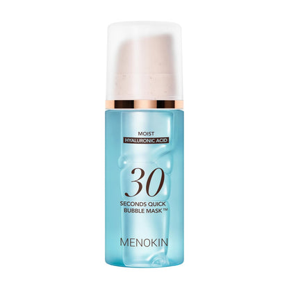 MENOKIN 30 Sekunden Quick Bubble Mask [MOIST] – Hyaluronsäure-Mikrobläschen, 8 Typen für 96% Feuchtigkeitsverbesserung, intensive Hydratation, Niacinamid, koreanische Hautpflege, 70 Anwendungen, 95 ml