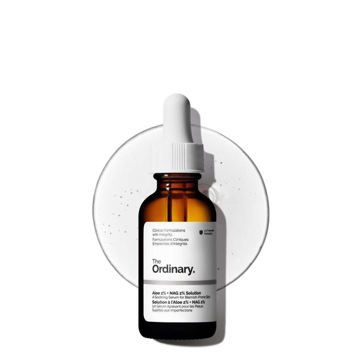 The Ordinary Aloe 2% + NAG 2% Lösung – Beruhigt die Haut und mildert Post-Akne-Flecken, 30 ml
