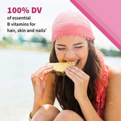 Garden of Life Vitamin Code Women’s Multivitamin Gummies mit Eisen – Folsäure, Biotin, D3 & B12 für Haare, Haut & Nägel + Probiotika für Immunsystem & Verdauung, Non-GMO, glutenfrei, 90 Kirschgummis