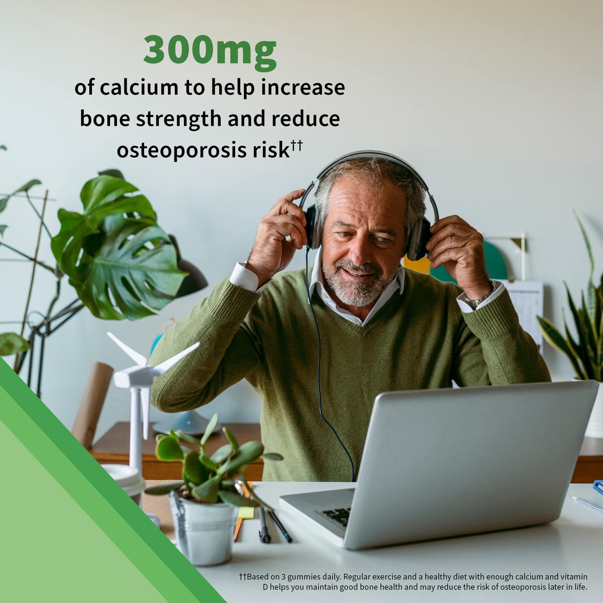 Garden of Life Vitamin Code Calcium Magnesium Gummis mit D3 & K2 – Unterstützt Knochengesundheit & Knochenstärke + Präbiotika & Probiotika für die Verdauung, Nicht-GVO, Glutenfrei, 60 Himbeer-Gummis