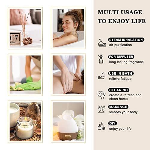 EUQEE Kardamom Ätherisches Öl 118 ml - Premium Kardamomöl mit Glaspipette, ideal für Diffuser, Kerzen- und Seifenherstellung - 4oz