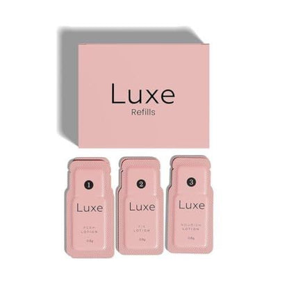 Nachfüllpackungen für Wimpernlifting – Lang anhaltende Ergebnisse – Professionelle Wimpernwellen für zu Hause – Set für 3 Anwendungen – Luxe Cosmetics