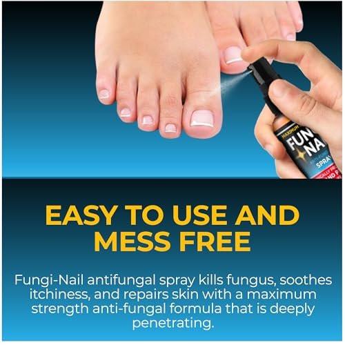 Fungi-Nail Anti-Fungal Fußspray – Tötet Pilze, die zu Nagel- und Fußpilz führen können, mit Tolnaftat & klinisch erwiesen – 30 ml