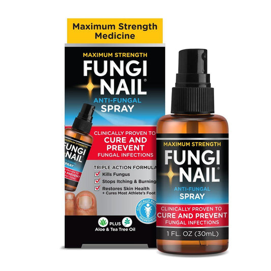 Fungi-Nail Anti-Fungal Fußspray – Tötet Pilze, die zu Nagel- und Fußpilz führen können, mit Tolnaftat & klinisch erwiesen – 30 ml
