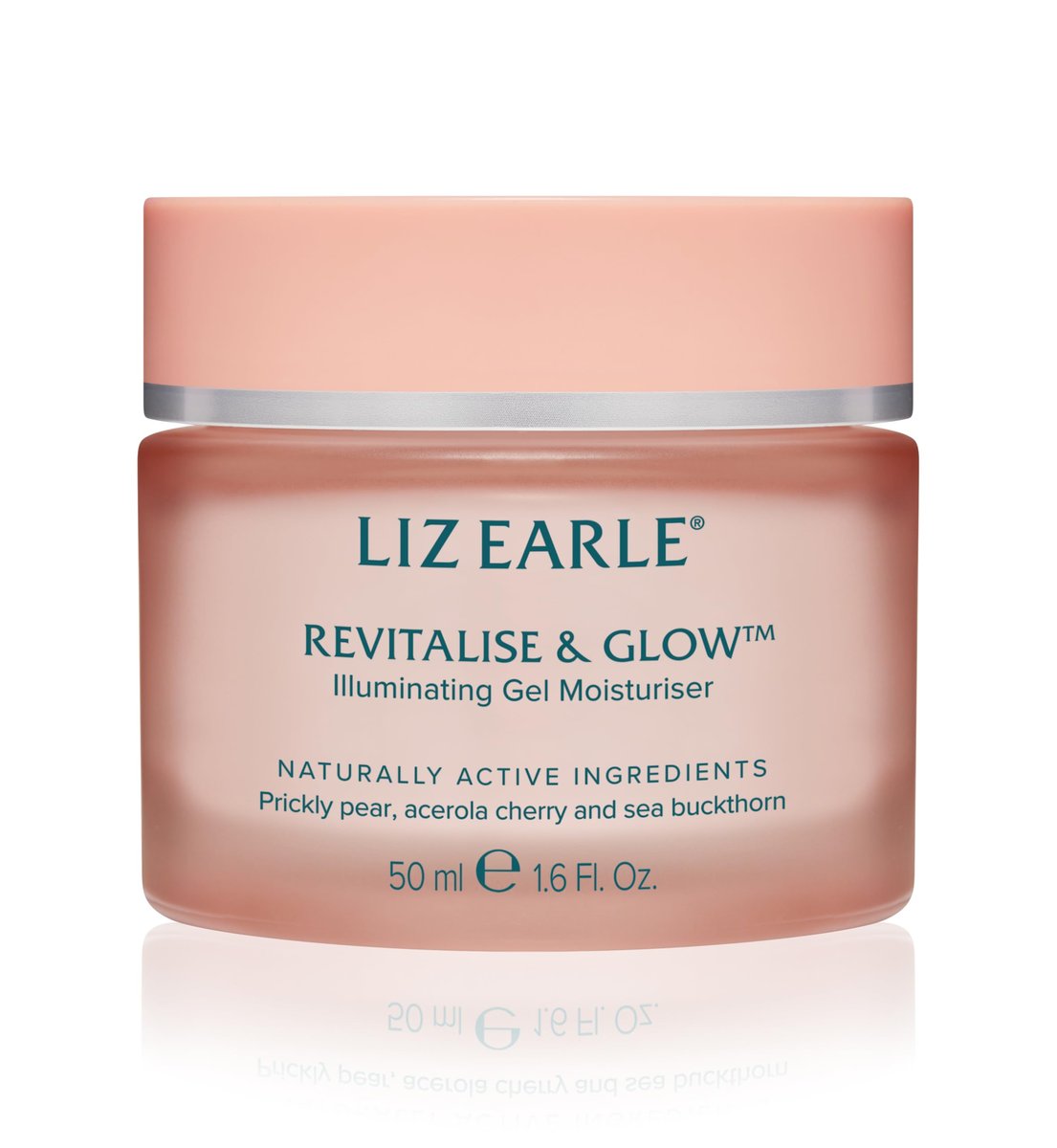 Liz Earle Revitalize & Glow Illuminating Gel Moisturizer – Aufhellende Vitamin C Gesichtscreme & Porenverfeinerer – Angereichert mit Acerolakirsche zur sanften Hautpeeling und Feuchtigkeitsboost (50 ml)