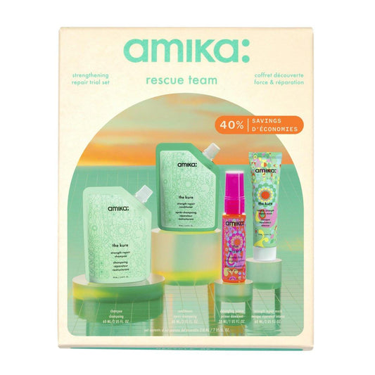 Amika Rescue Team Haar-Routine Probierset – Shampoo & Conditioner Set