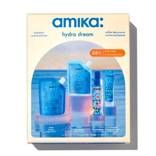 Amika Hydro Dream Feuchtigkeits-Routine Probierset für trockenes Haar – Shampoo & Conditioner Set