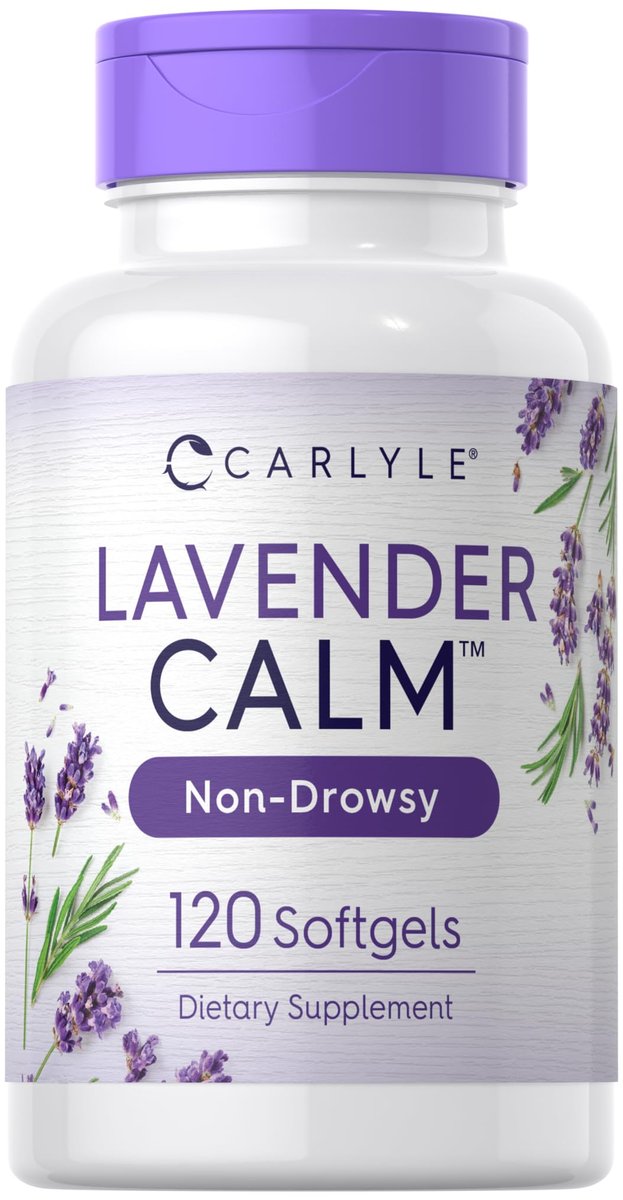 Carlyle Lavendel Kapseln | 80 mg | 120 Weichkapseln | Beruhigende & nicht müde machende Formel | Nicht-GVO & glutenfrei