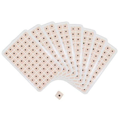 Ear Seeds Auricular Sticker Set – 420-teiliges Akupunktur-Set mit Ohrsamen, Ohrkarte und Pinzette