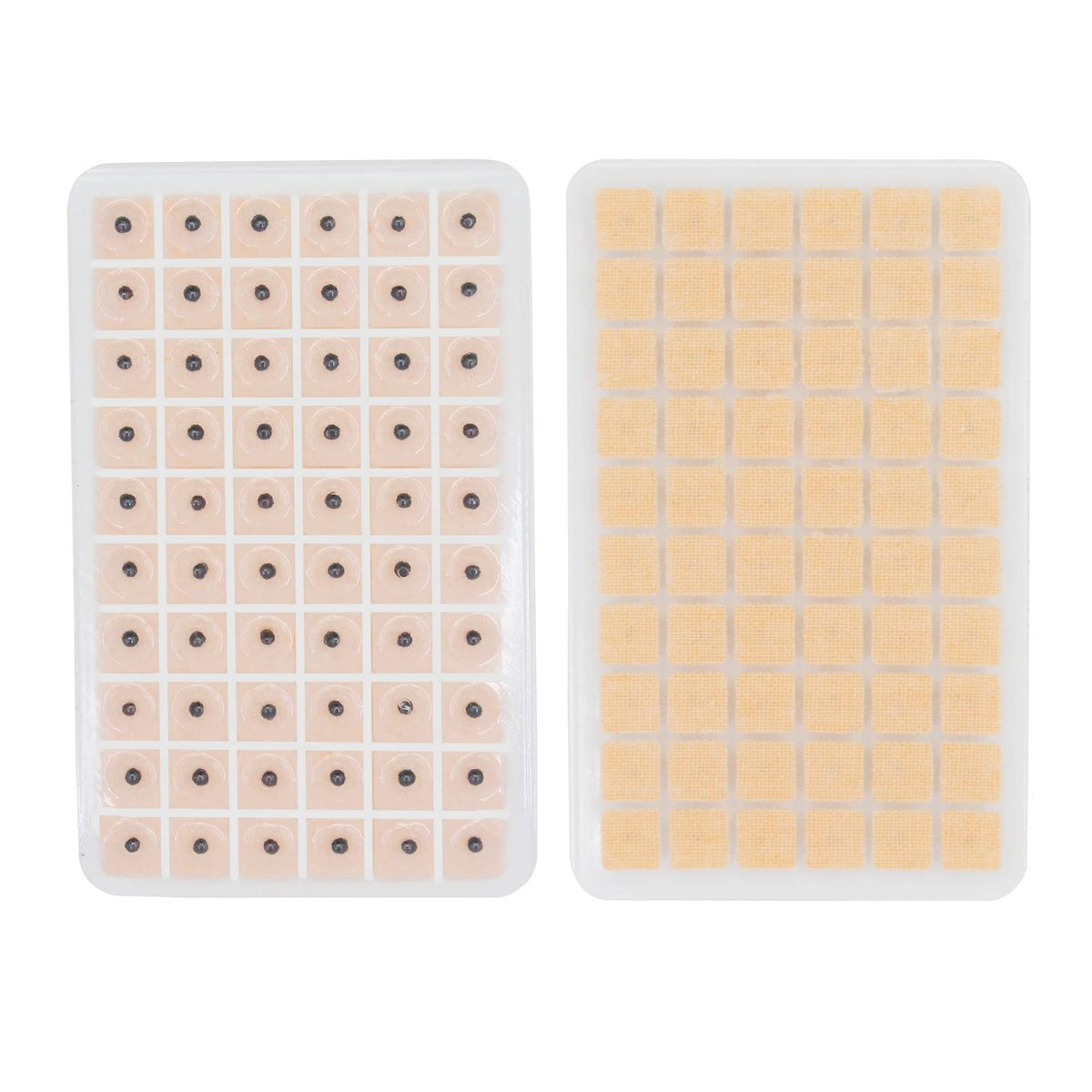 Ear Seeds Auricular Sticker Set – 420-teiliges Akupunktur-Set mit Ohrsamen, Ohrkarte und Pinzette
