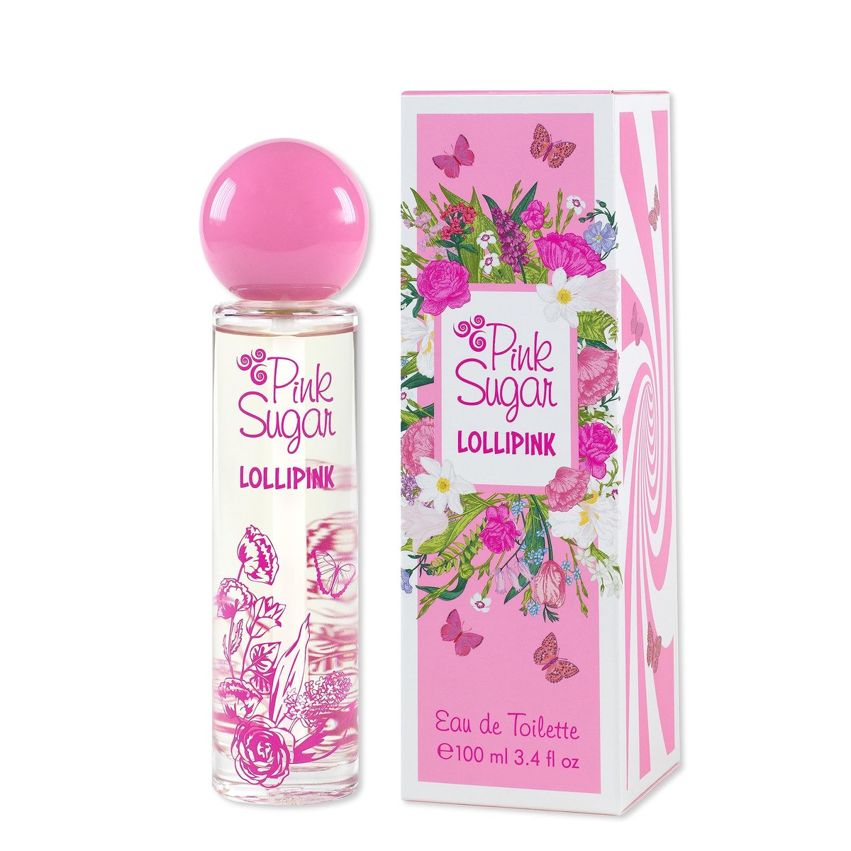 Pink Sugar Lollipink Eau De Toilette für Damen – Fruchtig-blumiger Duft mit süßen Noten von Apfel, Rose und Vanille, feminin, elegant, langanhaltend, 100 ml