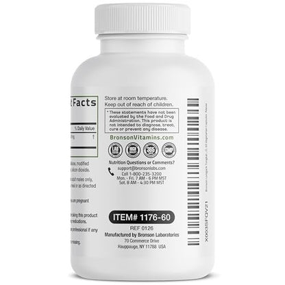 Bronson Longjack Tongkat Ali Extra Strength – 60 vegane Kapseln zur Unterstützung des Testosteronspiegels