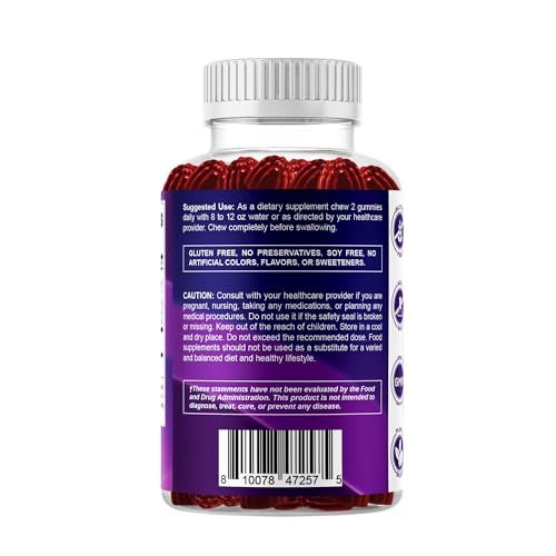 Vitamatic Zuckerfreie 5-HTP 200mg Gummibärchen mit B6 – 60 Stück, auf Pektinbasis – Stimmungsunterstützung & Stressabbau