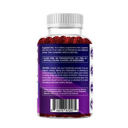 Vitamatic Zuckerfreie 5-HTP 200mg Gummibärchen mit B6 – 60 Stück, auf Pektinbasis – Stimmungsunterstützung & Stressabbau