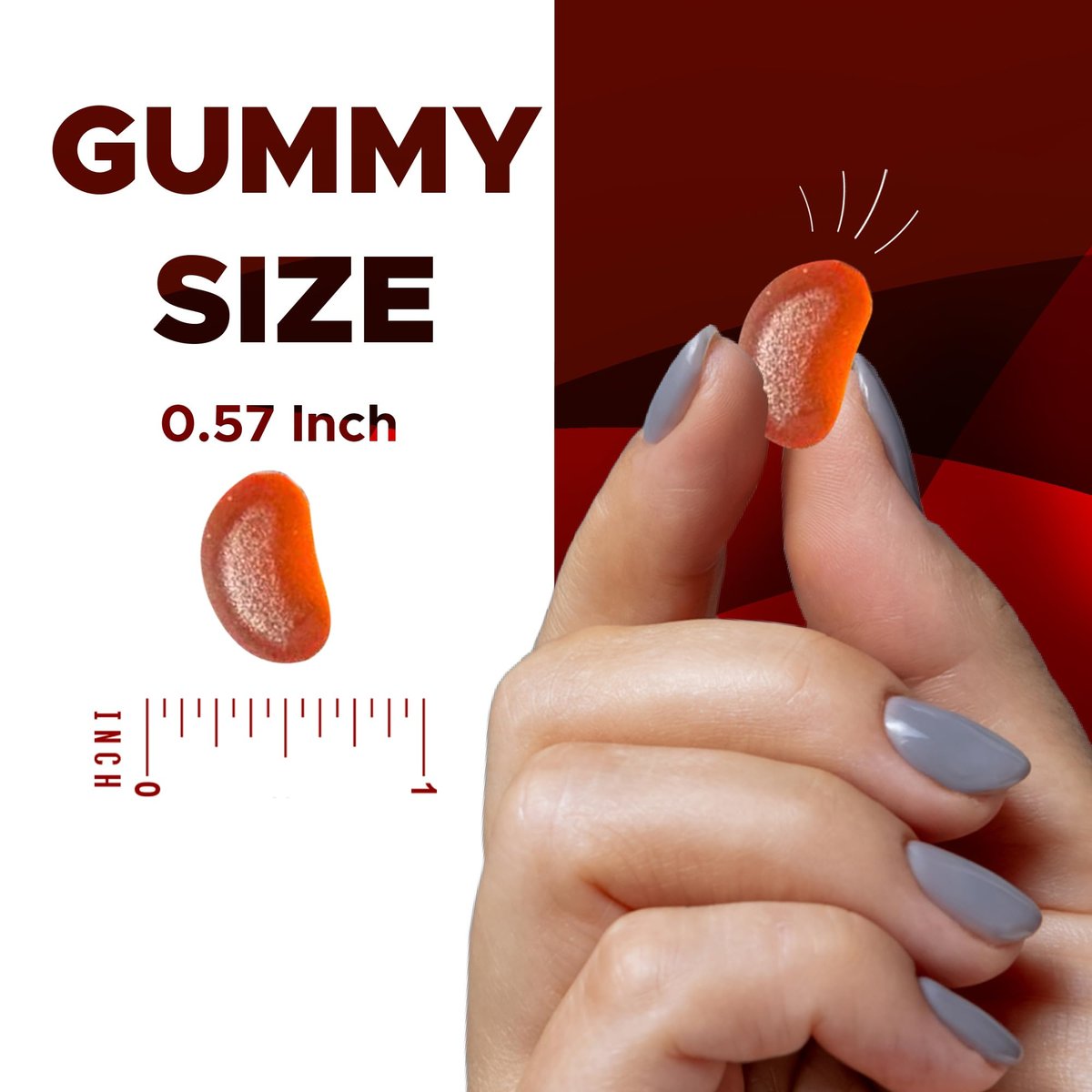 Vitamatic Vitamin A 25.000 IE Gummibärchen – Zuckerfrei mit Retinylpalmitat – 1 Gummibärchen täglich, 120 Portionen – Hochdosierte Vitamin-A-Unterstützung – Natürlicher Erdbeergeschmack – Auf Pektinbasis – 120 Stück