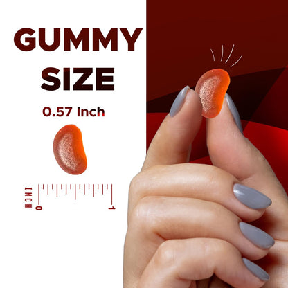 Vitamatic Vitamin A 25.000 IE Gummibärchen – Zuckerfrei mit Retinylpalmitat – 1 Gummibärchen täglich, 120 Portionen – Hochdosierte Vitamin-A-Unterstützung – Natürlicher Erdbeergeschmack – Auf Pektinbasis – 120 Stück