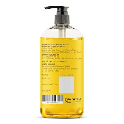 Majestic Pure Vitamin E Öl – 100% reines & natürliches Haarwachstumsöl für Wimpern, Augenbrauen, Haut, Gesicht, Nägel & Kopfhaut – Kaltgepresst & Hexanfrei – 240 ml