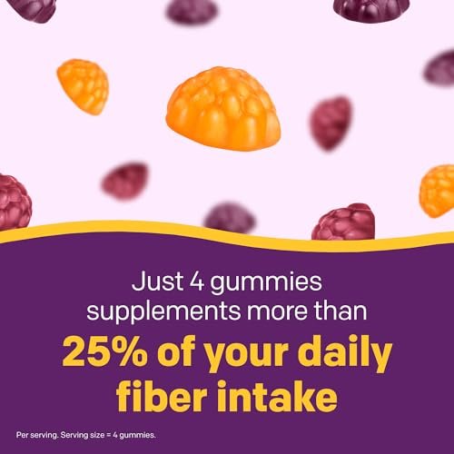 MiraFIBER Gummies – Ballaststoff-Gummibärchen von den Machern von MiraLAX, 8 g pro Portion, zur Unterstützung Ihrer GLP-1-Reise, für Männer & Frauen, präbiotisch, gemischter Fruchtgeschmack, 72 Stück