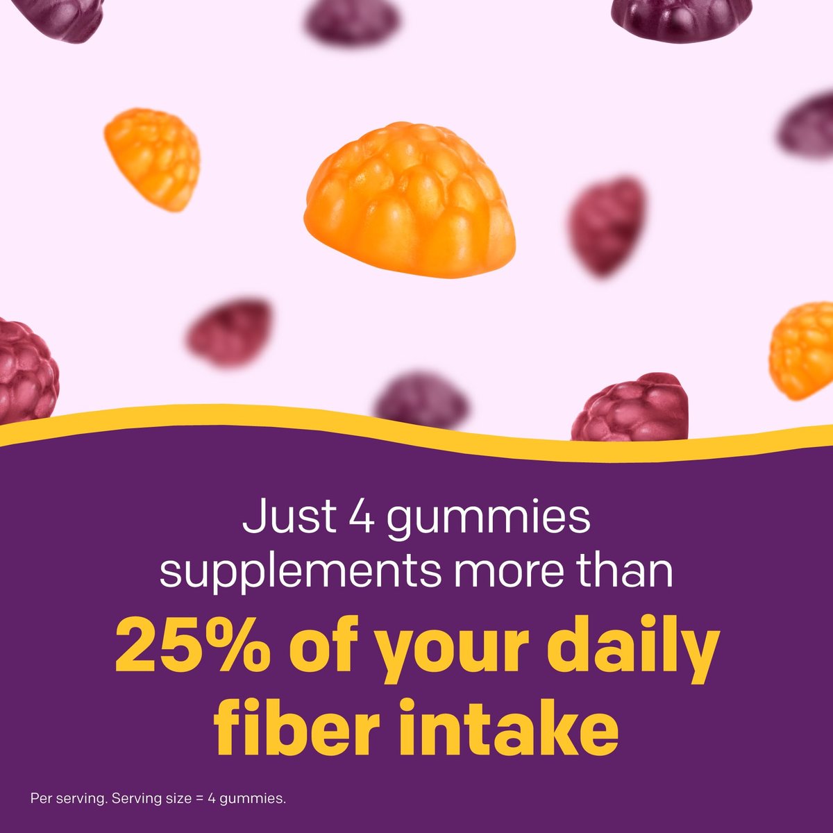 MiraFIBER Gummies – Ballaststoff-Gummibärchen von den Machern von MiraLAX, 8 g pro Portion, zur Unterstützung Ihrer GLP-1-Reise, für Männer & Frauen, präbiotisch, gemischter Fruchtgeschmack, 72 Stück