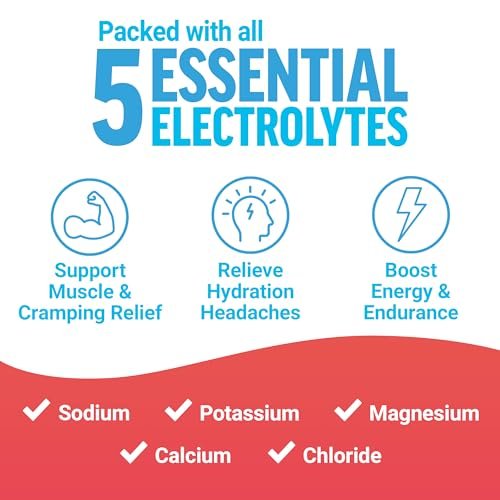 Force Factor Liquid Labs Electrolytes Pulverbeutel – Tropische Früchte – Hydrationsbeutel für Elektrolytwasser mit 5 essentiellen Elektrolyten, Vitaminen, Mineralien und Antioxidantien, 20 Sticks