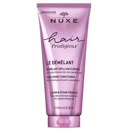Nuxe Hair Prodigieux High Shine Conditioner – Pflegender entwirrender Conditioner für glänzendes, geschmeidiges Haar, silikonfrei, 200 ml
