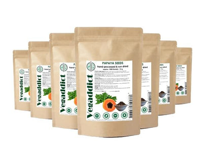 100 % natürliche sonnengetrocknete Papayasamen | Hoher Papain- & Carpain-Gehalt | Ohne Zusätze | Vegan | Laborgeprüft | Gluten- & laktosefrei | Ethisch bezogen | (ca. 1000 Samen)
