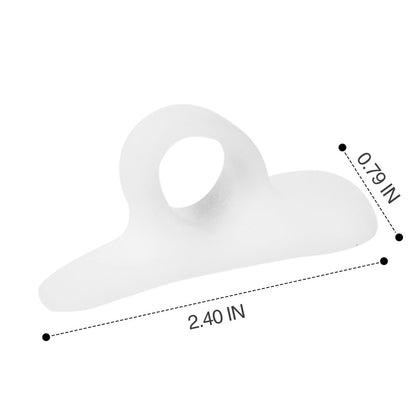 4 Paar Gel Hammerzehen-Korrekturpads, Zehenkissen lindern Fußschmerzen, Druck, Beschwerden, One-Loop-Design, flexible Silikonpads