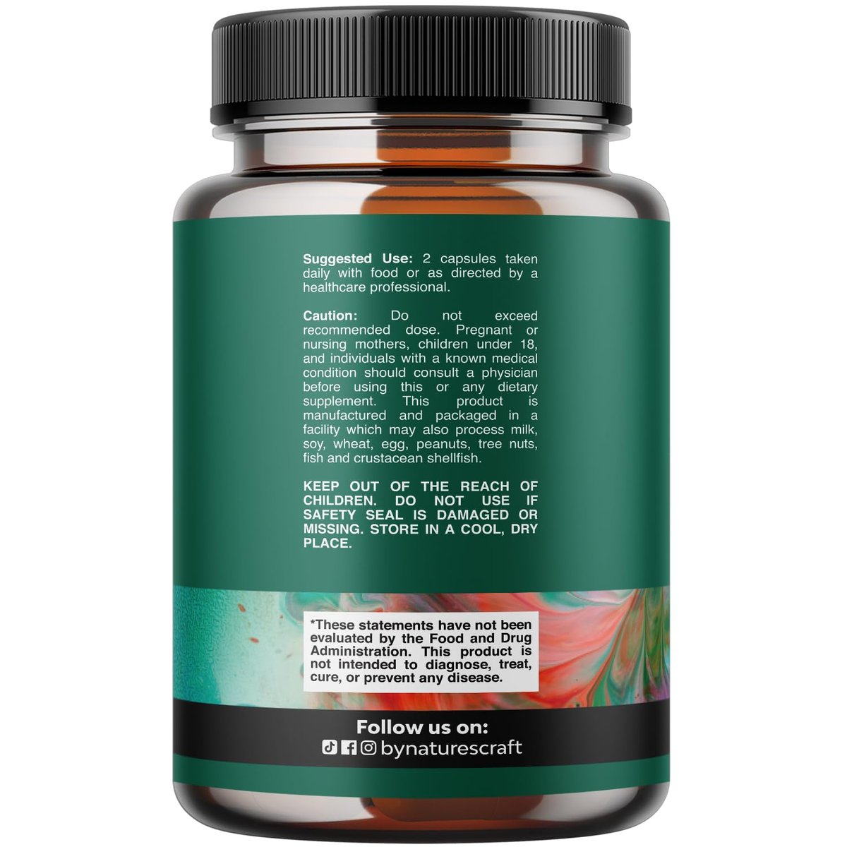 Natures Craft Pankreatin-Verdauungsenzyme für die Darmgesundheit – Verdauungsenzyme für Frauen und Männer mit Protease, Lipase und Amylase – gegen Blähungen, für Magen, Fett-, Kohlenhydrat- und Proteinverdauung – 60 Kapseln